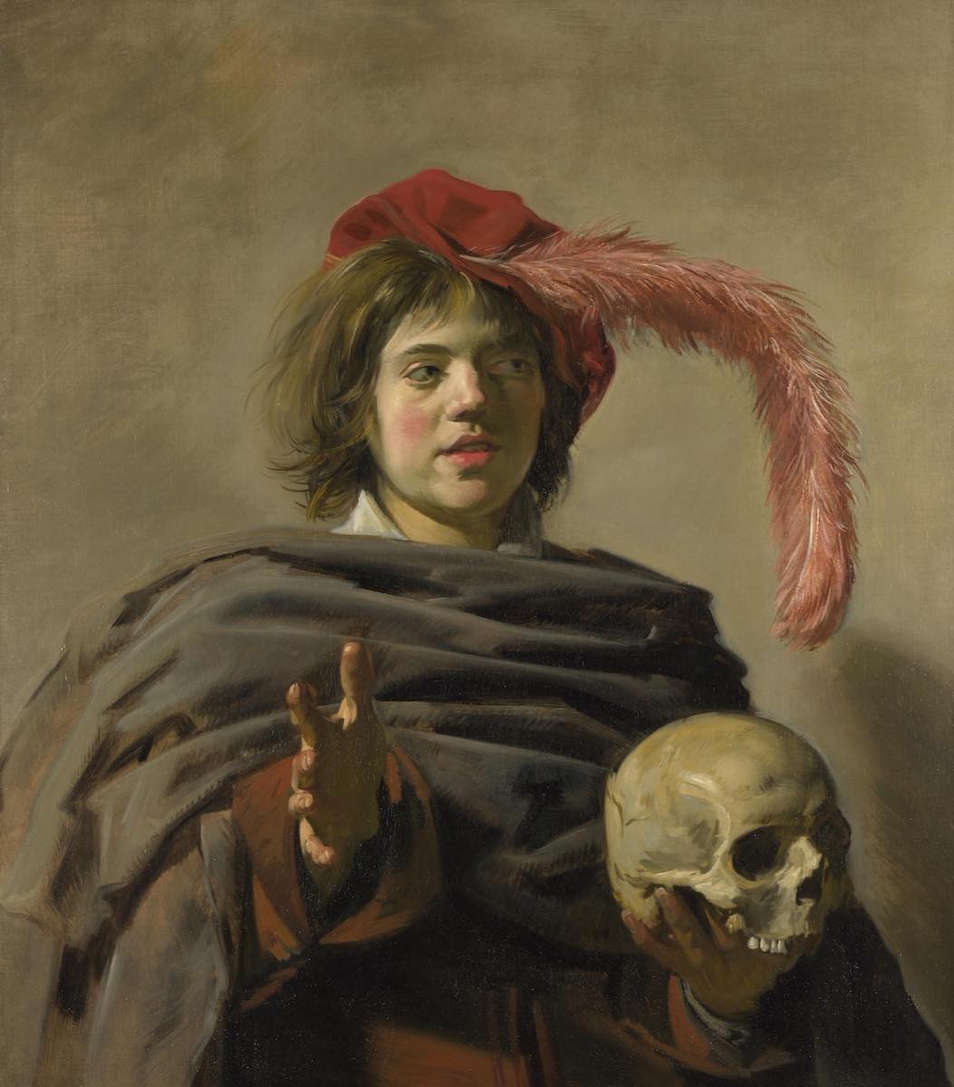 Frans Hals, Young Man with a Skull, National Gallery, London, c. 1626–28